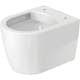 Vägghängd Toalettstol Duravit ME by Starck Rimless 253009 utan Toalettsits