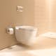 Vägghängd Toalettstol Duravit Starck 3 252709 Rimless utan Toalettsits
