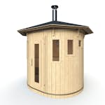 Bastutunna Nordkapp.NU VERTIKAL Byggsats i Norrländsk Gran