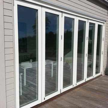 Vikdörr Vilenta Åre Trä/Aluminium 6-Delat