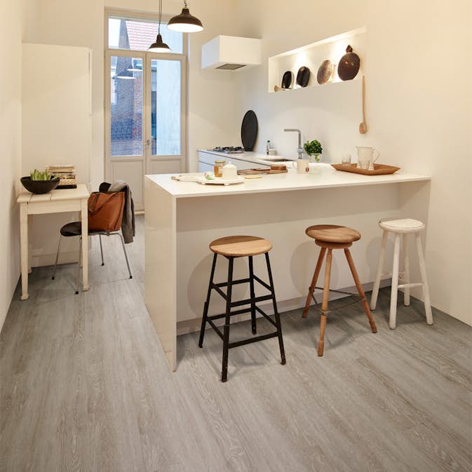 Vinylgolv BerryAlloc Pure Click 55 Toulon Oak 976M, Platsmatta Ekimitation Grå