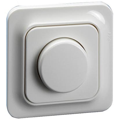 Dimmer Schneider Electric Trend 315W Infälld Polarvit