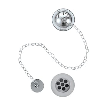 Bräddavlopp Burlington W3 Med Propp och Kedja