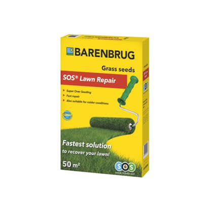 Gräsfrö Barenbrug SOS Snabb Reparation för Grön Gräsmatta