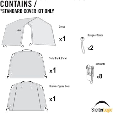 Duk gop Till Original Förvaringstält Grå