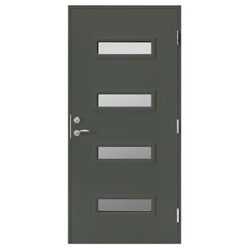 Ytterdörr Br. Johansson SY127 Sotat Glas