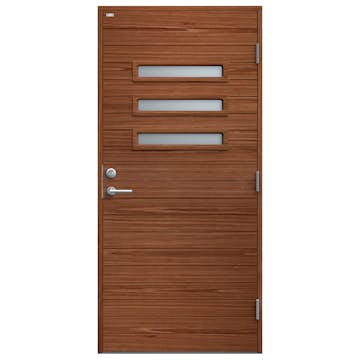 Ytterdörr Diplomat Ingela Träfanér Klarglas