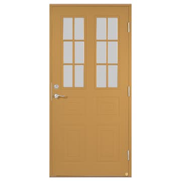 Ytterdörr Leksandsdörren Åsleden Klarglas Eco74 RC2N