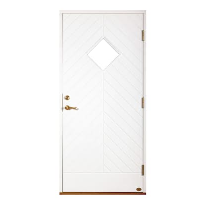 Ytterdörr Leksandsdörren Djura Glas Eco74 RC2N