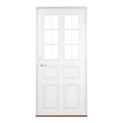 Ytterdörr Leksandsdörren Edshult Glas Eco74 RC2N