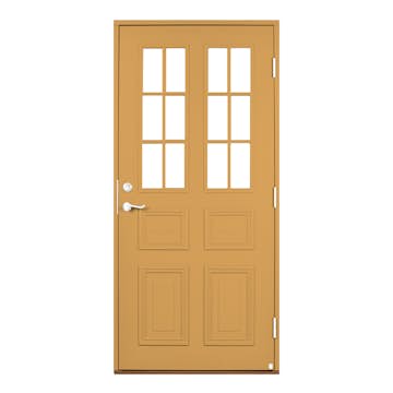 Ytterdörr Leksandsdörren Edshult Glas Eco74 RC2N