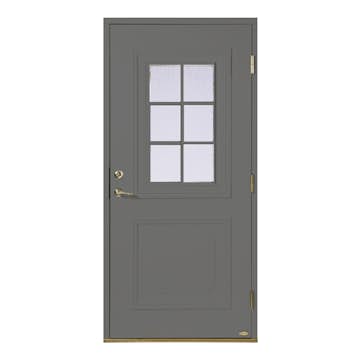 Ytterdörr Leksandsdörren Hjortnäs Glas Eco74 RC2N