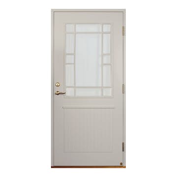 Ytterdörr Leksandsdörren Källberget Glas Eco74 RC2N