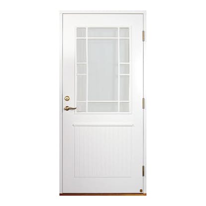 Ytterdörr Leksandsdörren Källberget Glas Eco74 RC2N