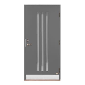 Ytterdörr Leksandsdörren Plintsberg Eco74 RC2N