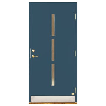 Ytterdörr Leksandsdörren Romma Klarglas Eco74 RC2N