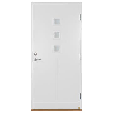 Ytterdörr Leksandsdörren Saltö Klarglas Eco74 RC2N