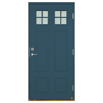 Ytterdörr Leksandsdörren Skeberg Klarglas Eco74 RC2N