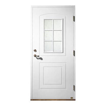 Ytterdörr Leksandsdörren Västanvik Glas Eco74 RC2N