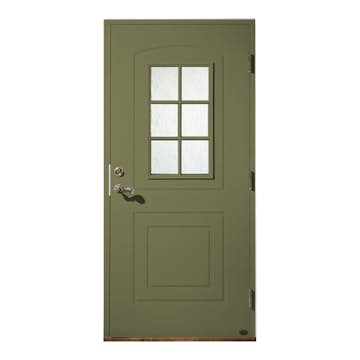 Ytterdörr Leksandsdörren Västanvik Glas Eco74 RC2N