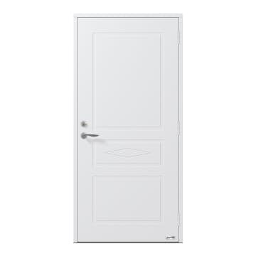 Ytterdörr NorDan Bor Tvillingarna 992 Vit