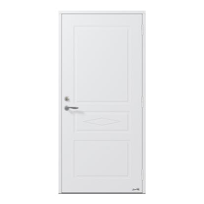 Ytterdörr NorDan Bor Tvillingarna 992 Vit