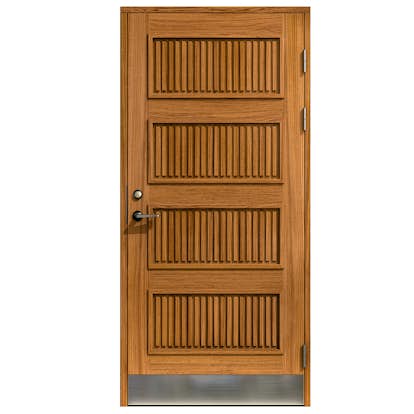 Ytterdörr SnickarPer 1001 Raster Teak
