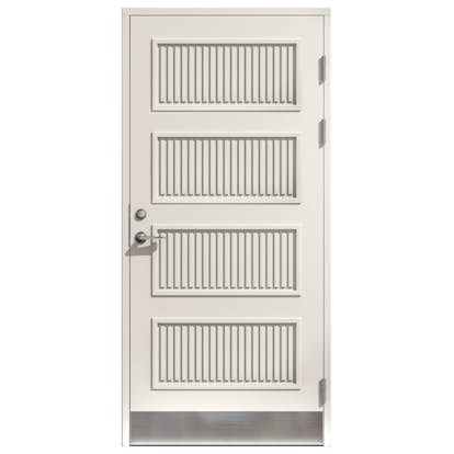 Ytterdörr SnickarPer 1001 Raster Vit