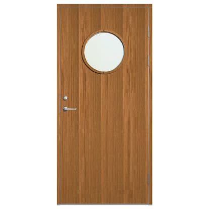 Ytterdörr SnickarPer 106G Teak Klarglas