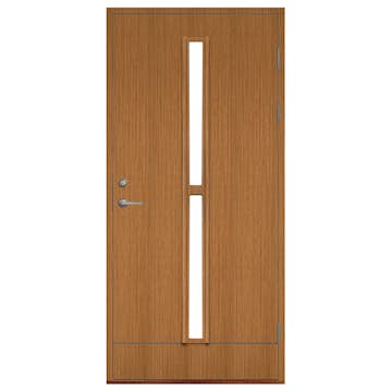 Ytterdörr SnickarPer 10G Venedig Teak Klarglas