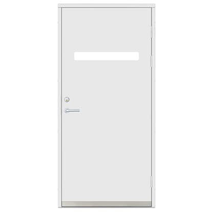 Ytterdörr SnickarPer 2130G Klarglas Vit