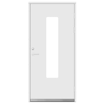 Ytterdörr SnickarPer 2150G Klarglas Vit