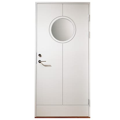 Ytterdörr SnickarPer 506G Klarglas Vit