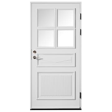 Ytterdörr SnickarPer 63G Klarglas Vit