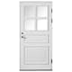 Ytterdörr SnickarPer 63G Klarglas Vit