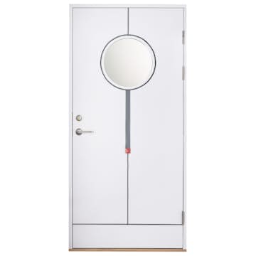 Ytterdörr SnickarPer 6G Verona Klarglas Vit