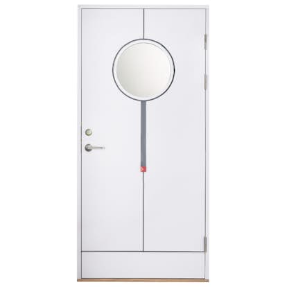 Ytterdörr SnickarPer 6G Verona Klarglas Vit