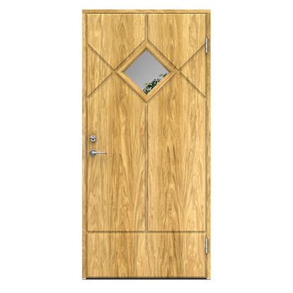 Ytterdörr Swedoor Schumann Ek Klarglas