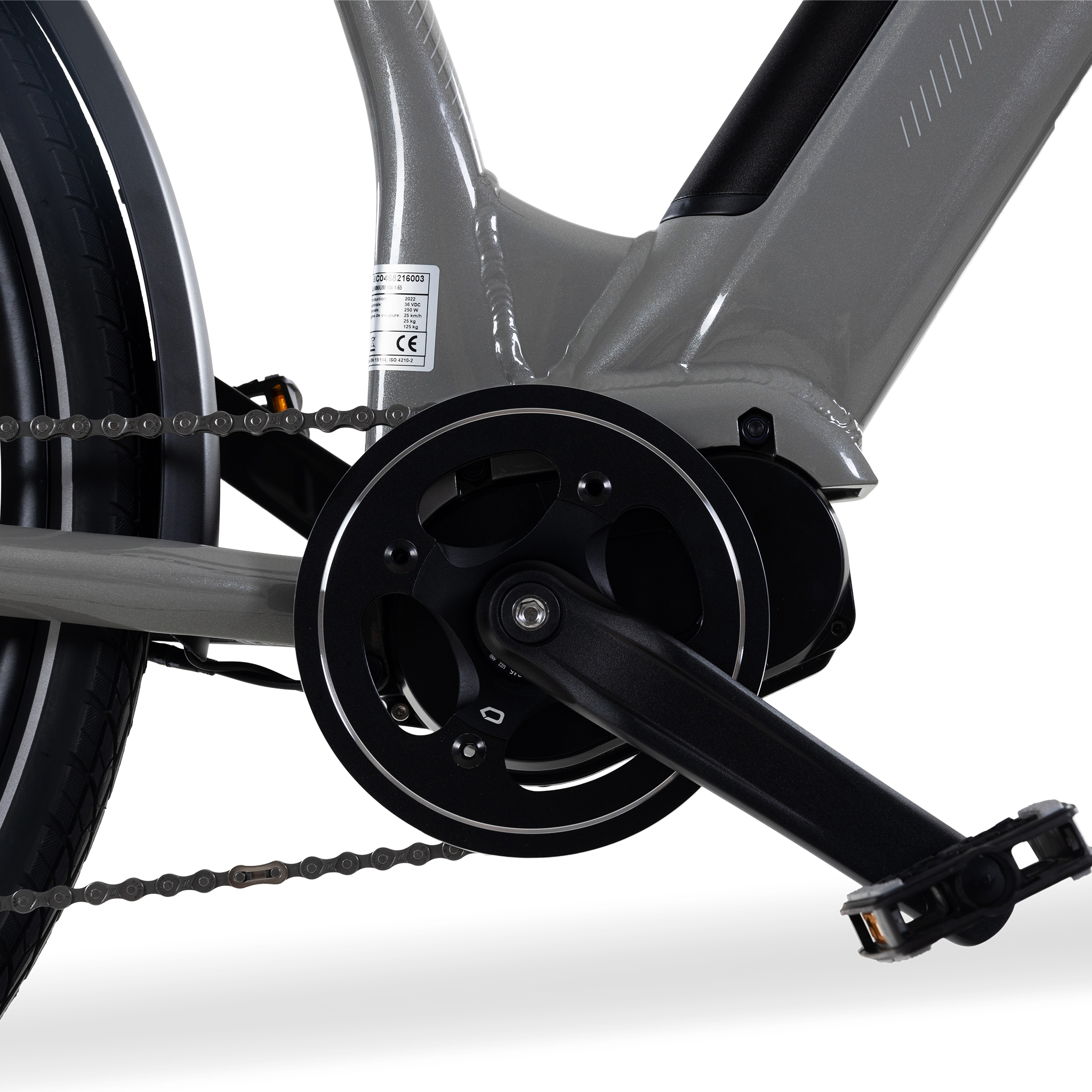 Elcykel Lyfco Dam 28" - Elise 14 Ah Silver