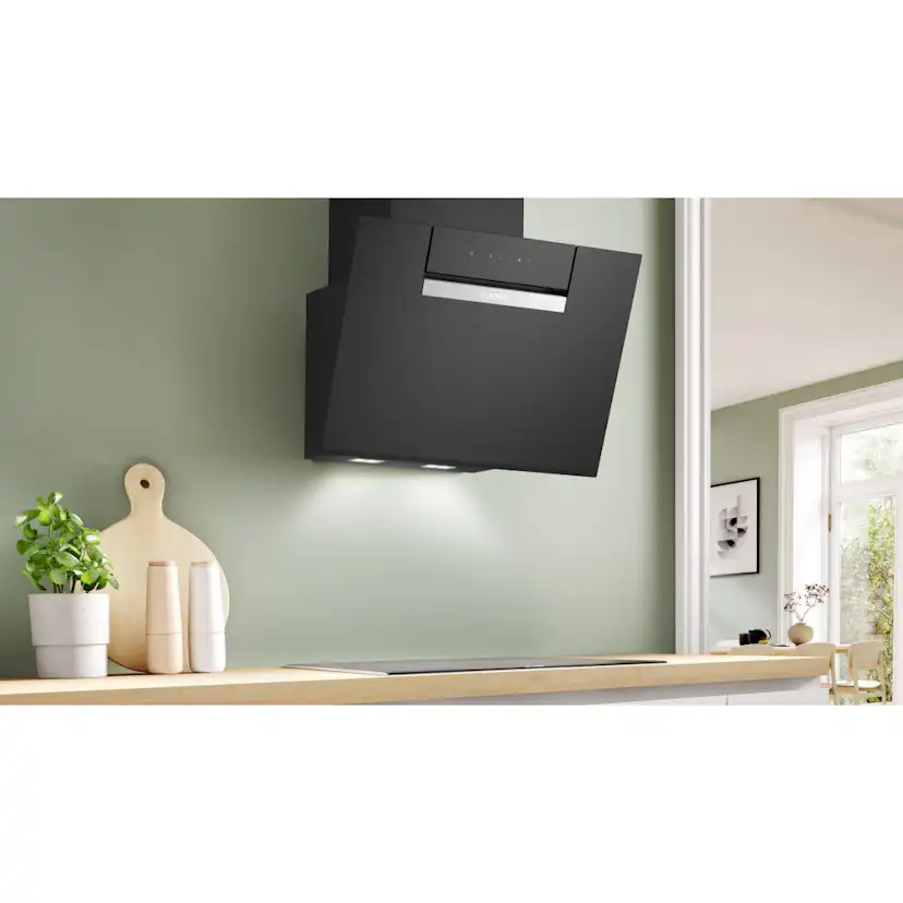 Köksfläkt Bosch DWK67FN60 Serie 4 Vägghängd 60 cm Svart med WiFi