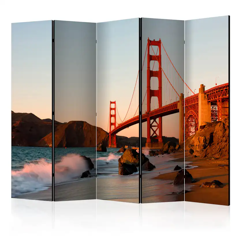 Rumsavdelare Arkiio Golden Gate Bridge Sunset San Francisco II 225x172 cm