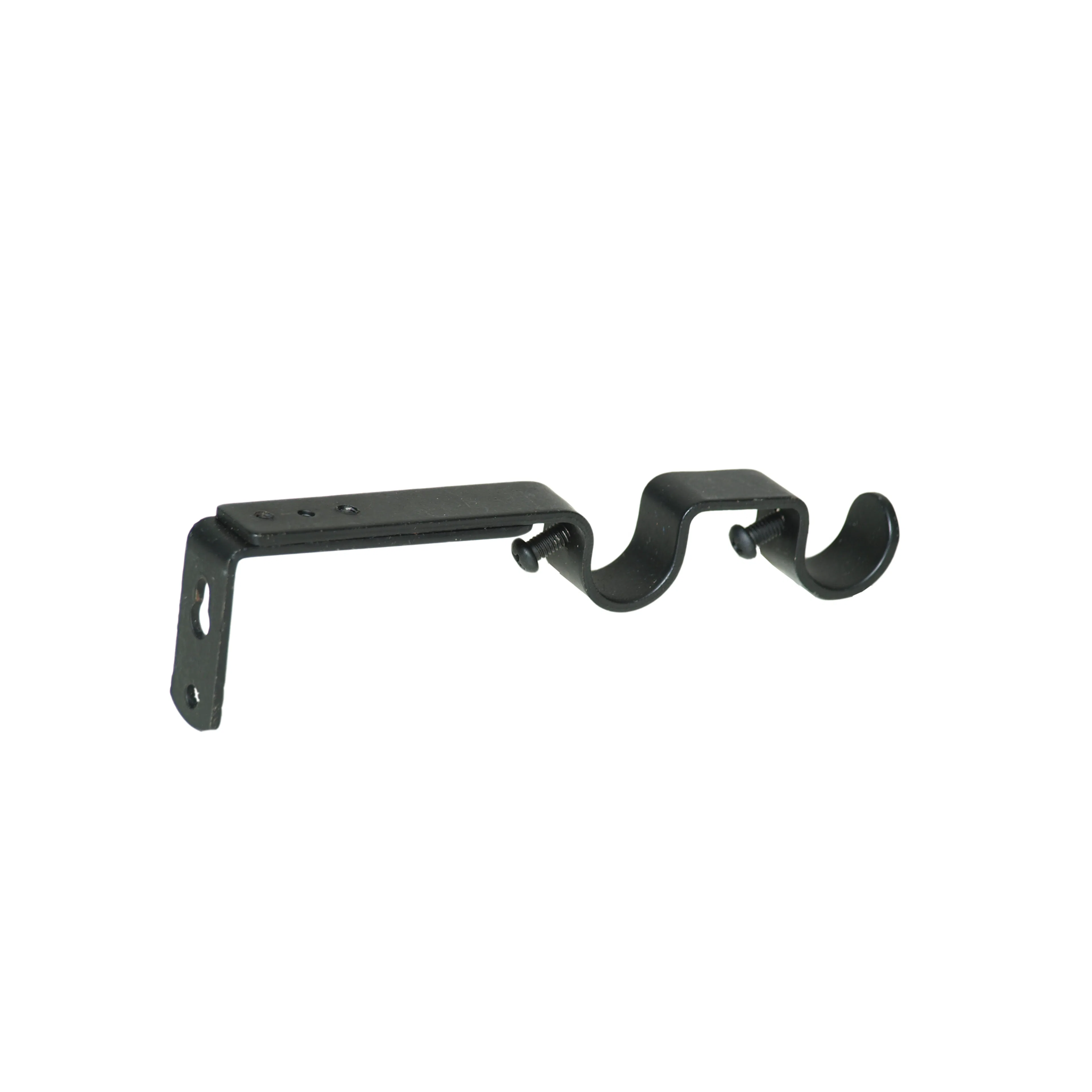 Dubbel reglerbar hållare 19 mm svart 10-15+15-20 Svart