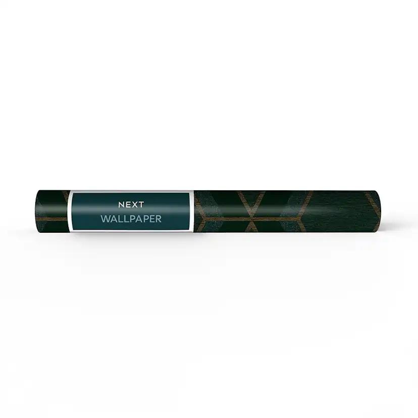 Tapet NEXT Optical Triangle Green