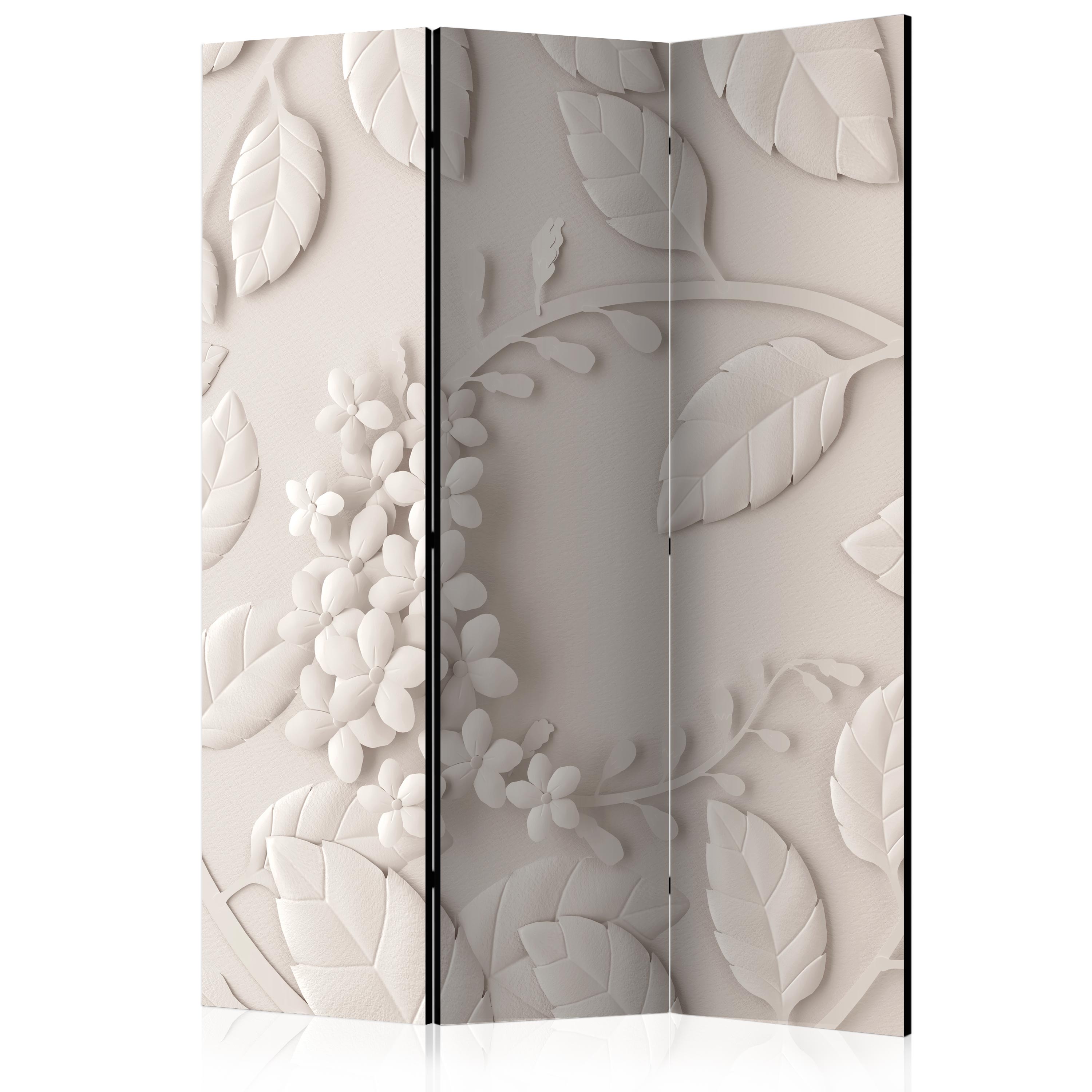 Rumsavdelare Arkiio Paper Flowers Cream 135x172 cm