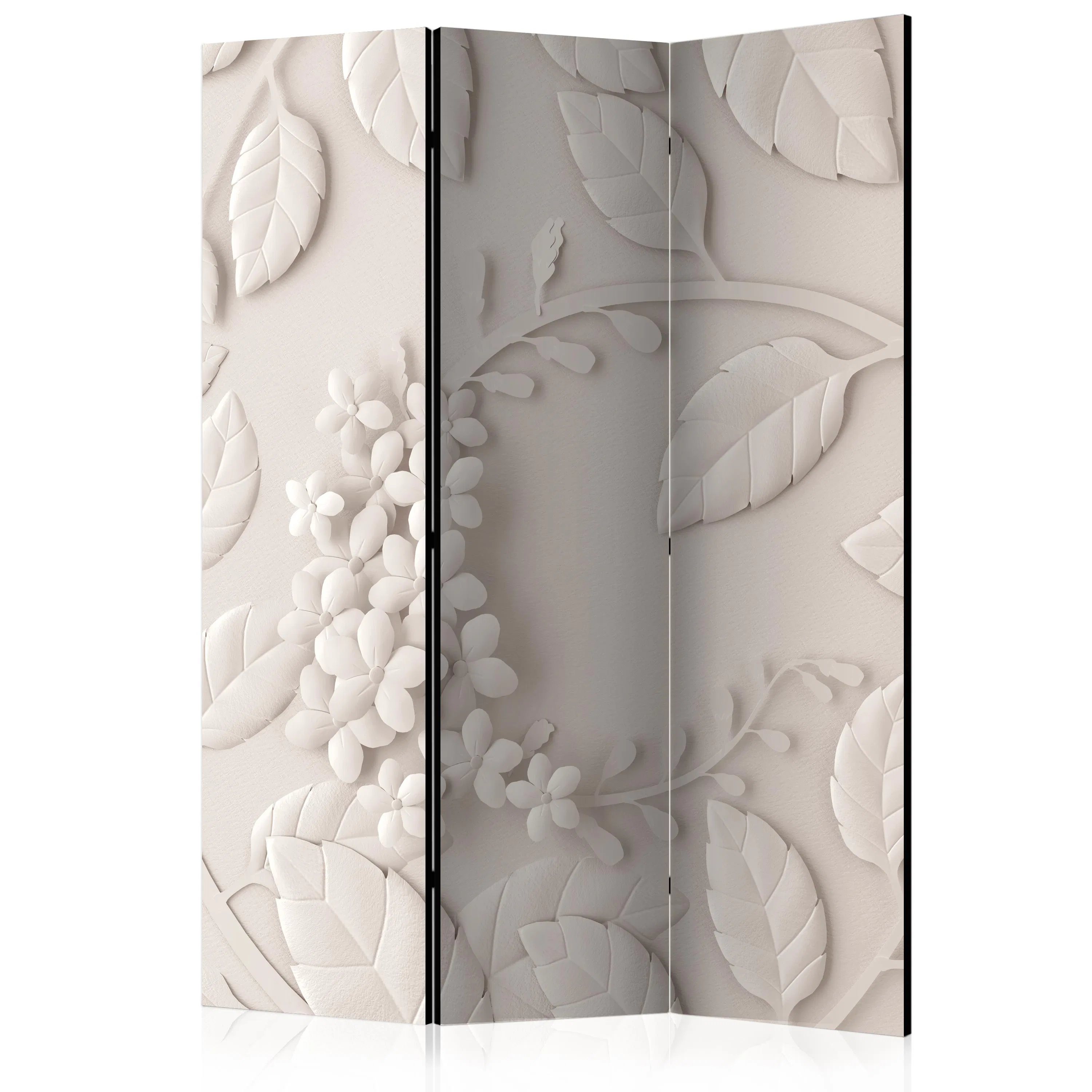 Rumsavdelare Arkiio Paper Flowers Cream 135x172 cm