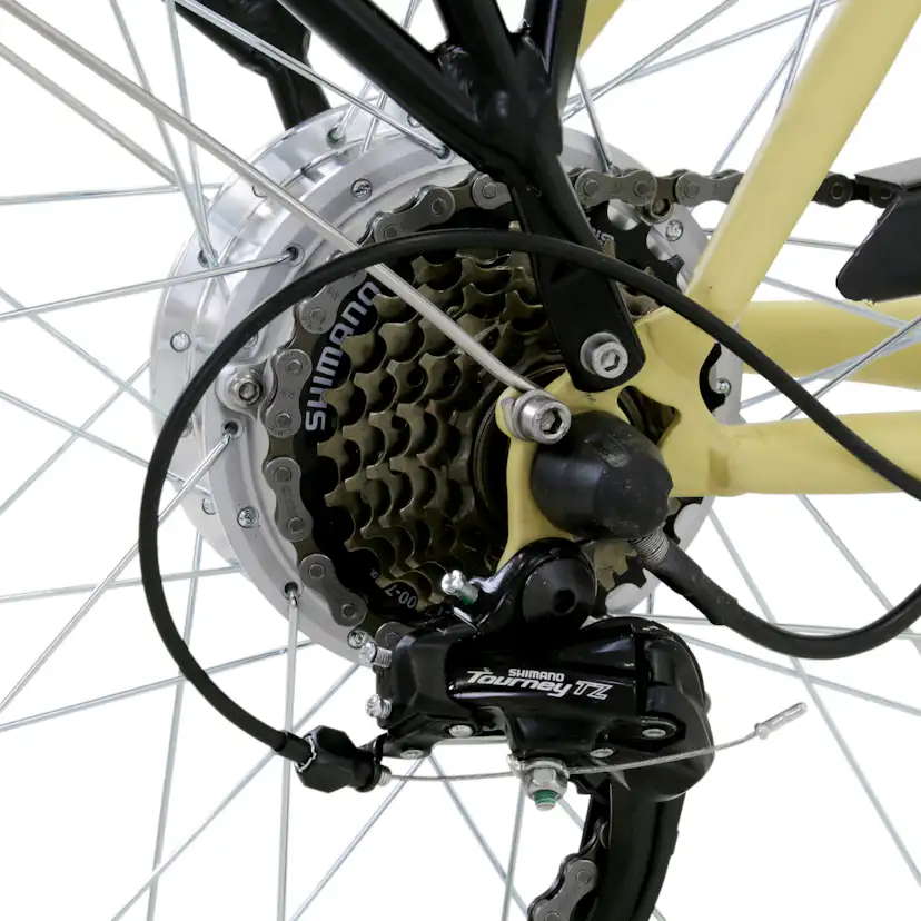 Elcykel Lyfco Herr 28" med Cykeldator Sandgul