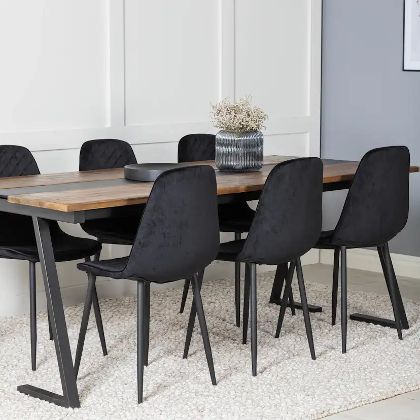 Matgrupp Venture Home Jane med 6 Phoi Stolar