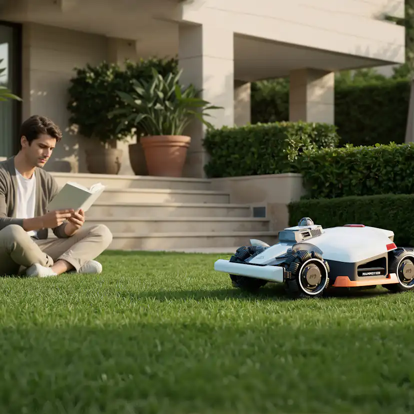 Robotgräsklippare Mammotion LUBA 3 AWD 5000 med Garage