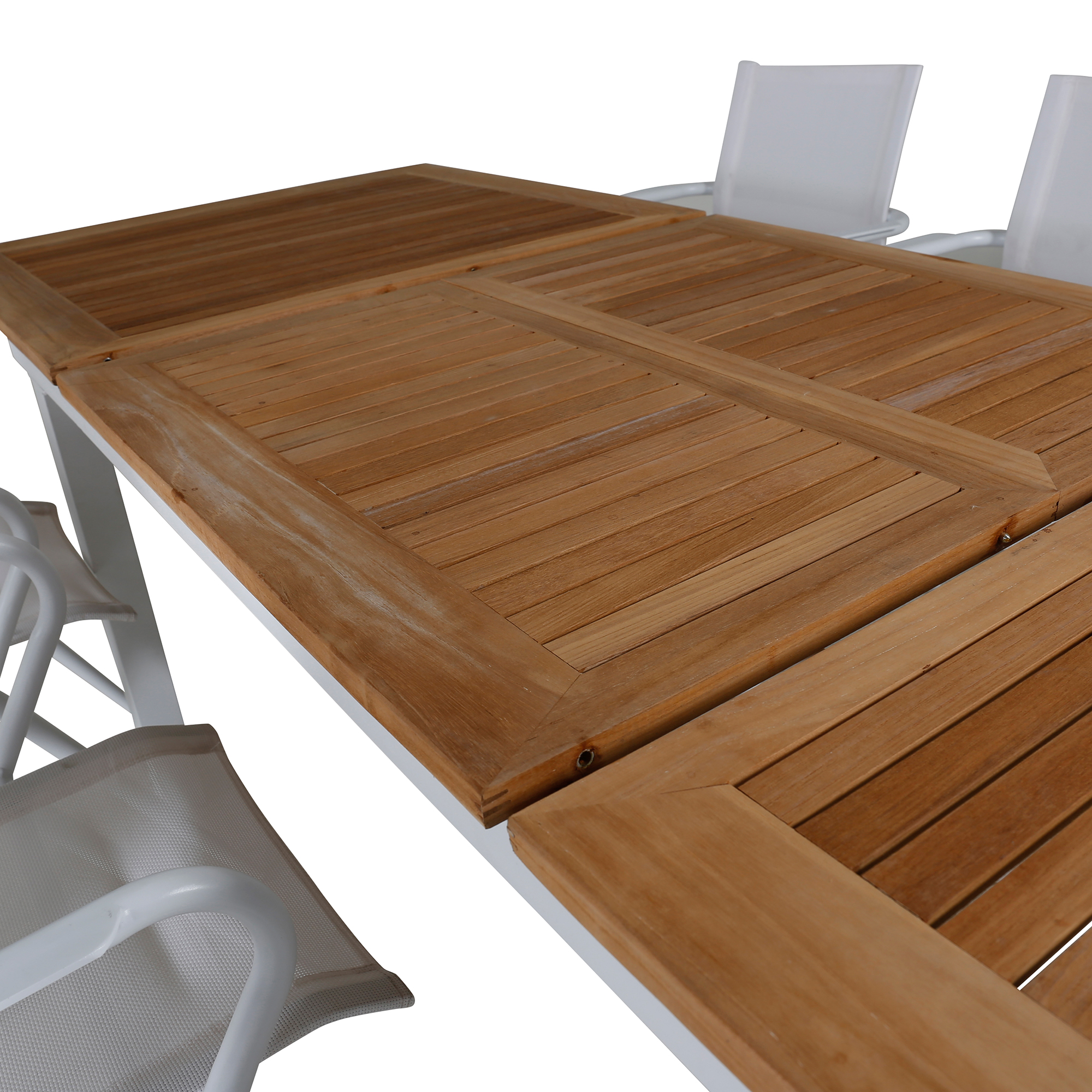 Matgrupp Utomhus Venture Home Pave med 6 Act Trädgårdsstolar L: 160 cm