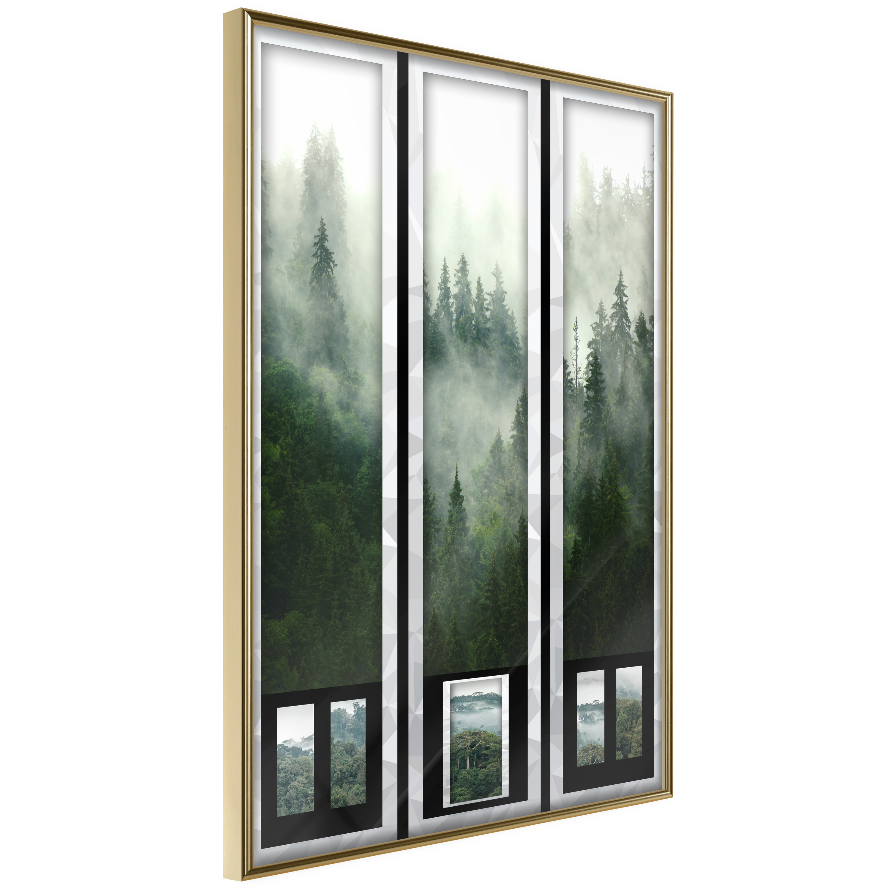 Affisch - Memories Cards [Poster] 40x60 Guld ram, 40x60 cm